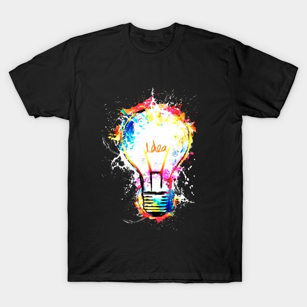 Explosion Of Ideas T-Shirt by GraphicsGarageProject